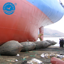 Launching boat floating salvaging airbag